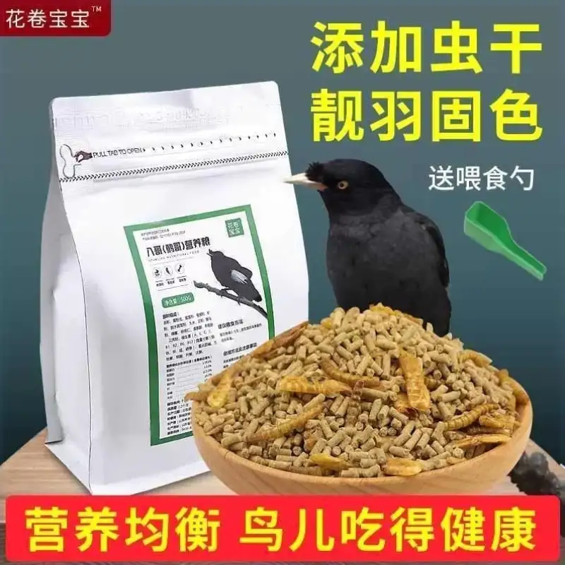 八哥幼鸟的饲料(八哥幼鸟饲料怎么做)