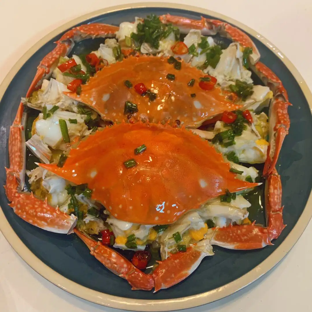 梭子蟹蒸着吃(梭子蟹蒸着吃怎么吃)
